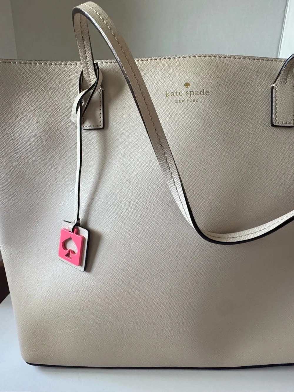 Kate Spade New York beige tote bag